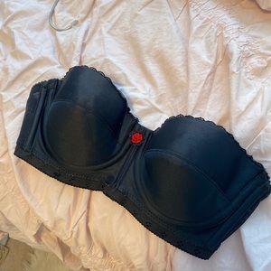 vintage bustier strapless bra!